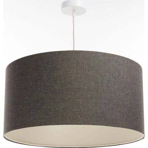 Suspension Tissu Boho Élégant Lumière Douce Ajustable Salon D. 50 Cm - H25 Cm Beige