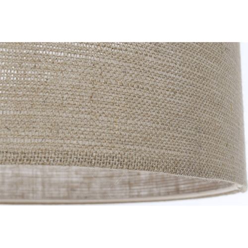 Suspension Boho Élégant En Chanvre Naturel Réglable Style Doux D. 60 Cm - H30 Cm Beige