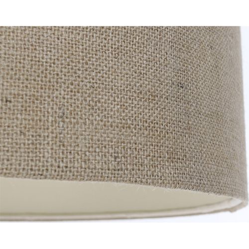 Suspension En Chanvre Naturel Style Boho Pour Salon Élégant D. 40 Cm - H20 Cm Beige