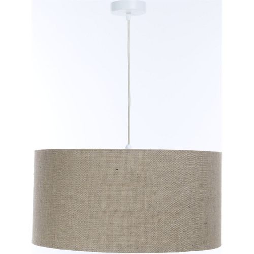 Suspension En Chanvre Naturel Style Boho Pour Salon Élégant D. 60 Cm - H30 Cm Beige