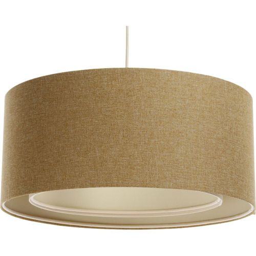 Suspension Tissu Boho Élégant Ambiance Douce Pour Salon Ou Chambre D. 40 Cm - H20 Cm Beige
