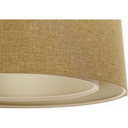 Suspension Tissu Boho Élégant Ambiance Douce Pour Salon Ou Chambre D. 50 Cm - H20 Cm Beige