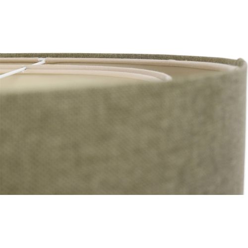 Suspension Boho Élégant En Tissu Structuré Pour Salon Ou Chambre D. 40 Cm - H20 Cm Beige