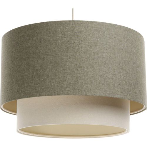 Suspension Bohème Élégante En Tissu Crème Pour Salon Ou Chambre D. 60 Cm - H35 Cm Beige