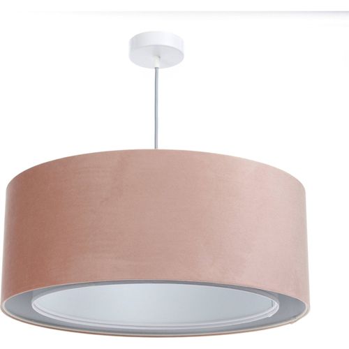 Suspension Velours Poudré Rose Ou Gris Réglable Chambre Enfant D. 40 Cm - H20 Cm Rose