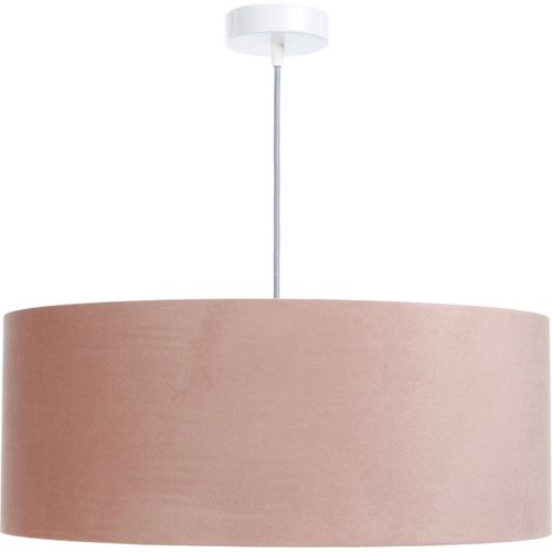 Suspension Velours Poudré Rose Ou Gris Réglable Chambre Enfant D. 50 Cm - H20 Cm Rose