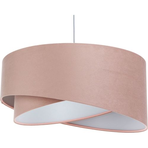 Suspension Velours Poudré Réglable Pour Chambre Bébé Élégante D. 40 Cm - H20 Cm Rose