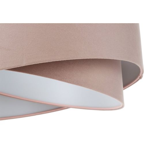 Suspension Velours Poudré Réglable Pour Chambre Bébé Élégante D. 60 Cm - H25 Cm Rose