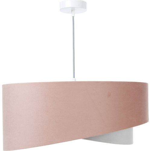 Suspension Velours Poudré Réglable Pour Chambre Enfant Élégante D. 45 Cm - H21 Cm Rose