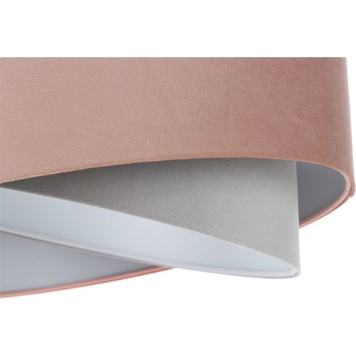 Suspension Velours Poudré Réglable Pour Chambre Enfant Élégante D. 45 Cm - H21 Cm Rose