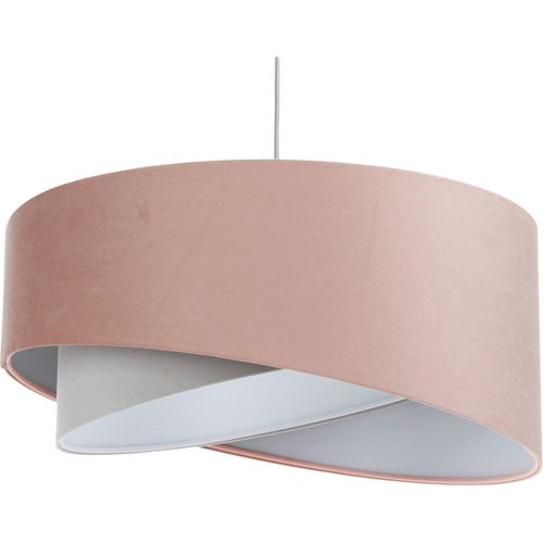 Suspension Velours Poudré Réglable Pour Chambre Enfant Élégante D. 60 Cm - H25 Cm Rose