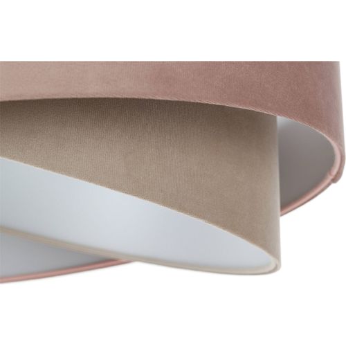 Suspension Velours Poudré Pour Chambre Enfant Lumière Douce D. 40 Cm - H20 Cm Gris