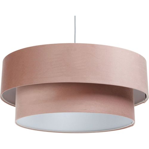 Suspension Douce Pour Chambre Enfant Tissu Rose Poudré Réglable D. 40 Cm - H21 Cm Rose