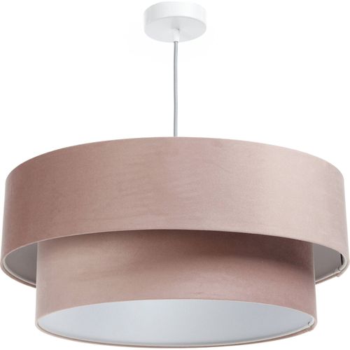 Suspension Douce Pour Chambre Enfant Tissu Rose Poudré Réglable D. 40 Cm - H21 Cm Rose