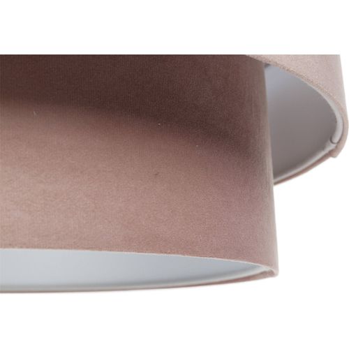 Suspension Douce Pour Chambre Enfant Tissu Rose Poudré Réglable D. 60 Cm - H21 Cm Rose