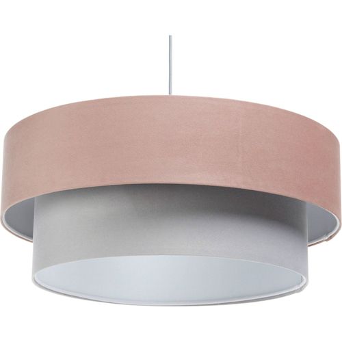 Suspension Douce Pour Chambre Enfant Tissu Structuré Rose Ou Gris D. 40 Cm - H21 Cm Rose