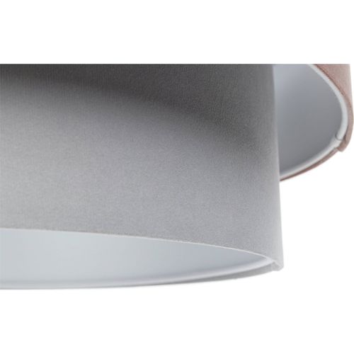 Suspension Douce Pour Chambre Enfant Tissu Structuré Rose Ou Gris D. 50 Cm - H21 Cm Rose