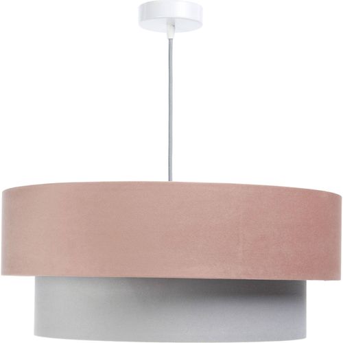 Suspension Douce Pour Chambre Enfant Tissu Structuré Rose Ou Gris D. 60 Cm - H21 Cm Rose