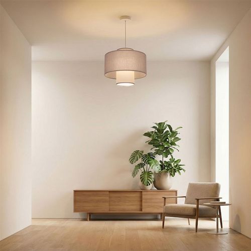 Suspension Design Jute Et Lin Ambiance Chaleureuse Réglable