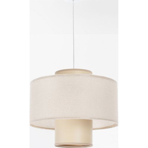 Suspension En Jute Et Lin Style Naturel Lumière Douce Ajustable