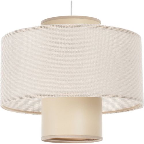 Suspension En Jute Et Lin Style Naturel Lumière Douce Ajustable