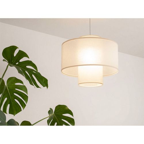 Suspension En Jute Et Lin Beige Design Naturel Pour Chambre Enfant