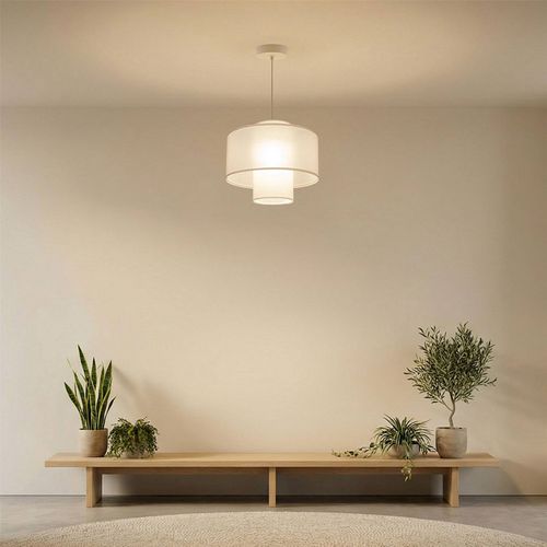 Suspension En Jute Et Lin Beige Design Naturel Pour Chambre Enfant