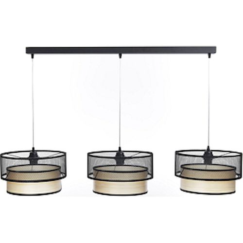 Suspension Élégante Effet Bois Lumière LED Design Ajustable