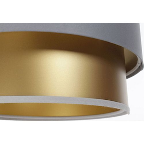 Suspension Élégante Satinée Effet Doré Lumière Chaleureuse