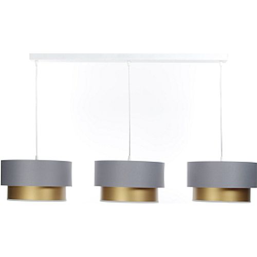 Suspension Élégante Satinée Effet Doré Lumière Chaleureuse