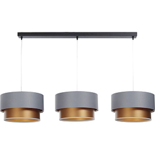 Suspension Élégante Satinée Lumière Chaleureuse Intérieur Moderne