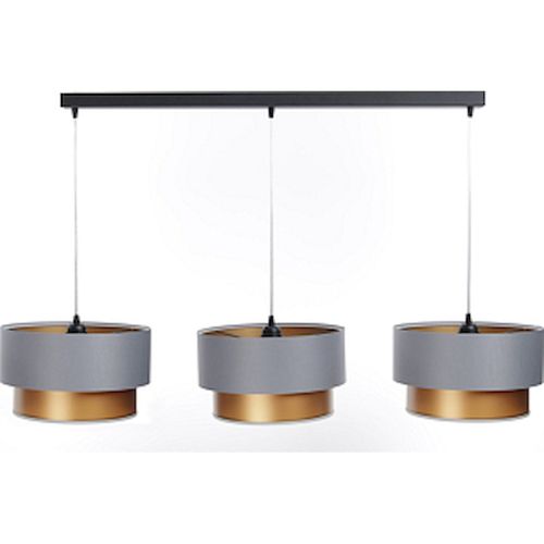 Suspension Élégante Satinée Lumière Chaleureuse Intérieur Moderne