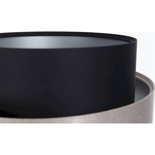 Lampe à Poser Satin Noir Et Crème Élégance Design Moderne