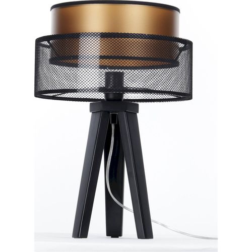 Lampe à Poser Design Noir Cuivre Effet Lumineux Élégant