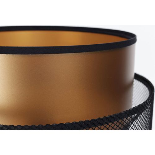 Lampe à Poser Design Noir Cuivre Effet Lumineux Élégant