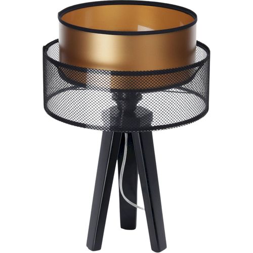 Lampe à Poser Design Noir Cuivre Effet Lumineux Élégant