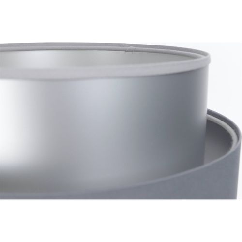 Lampe à Poser Design Satin Gris Effet Lumineux Élégant