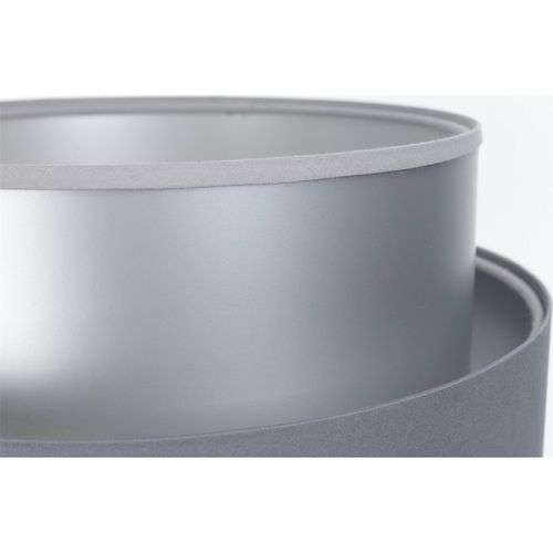 Lampe à Poser Design Satin Gris Effet Lumineux Élégant