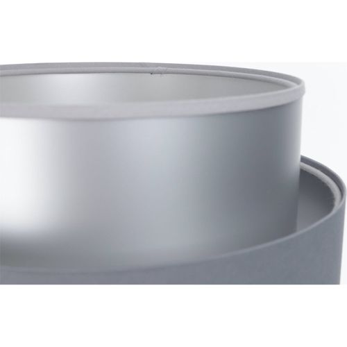 Lampe à Poser Design Satin Gris Effet Lumineux Élégant