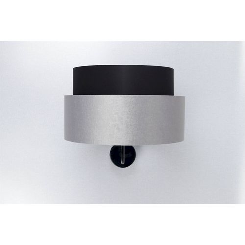 Applique Murale Satinée Noire Et Grise Élégance Moderne