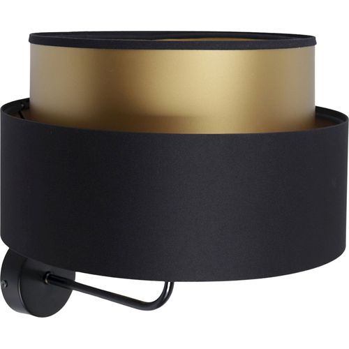 Applique Murale Design Noir Et Or Effet Lumineux Élégant