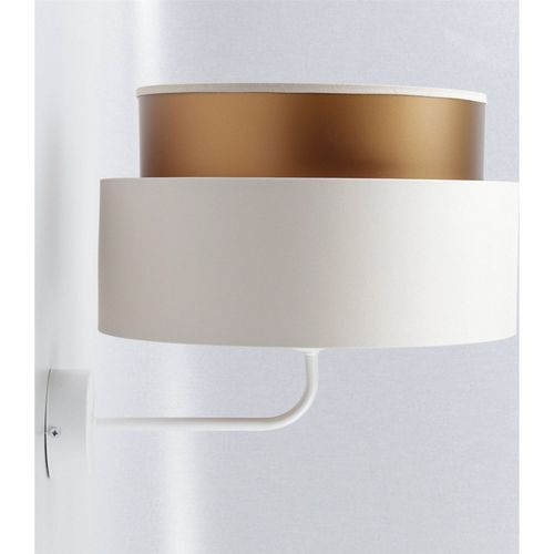 Applique Murale Satinée Effet Cuivre Lumière Élégante