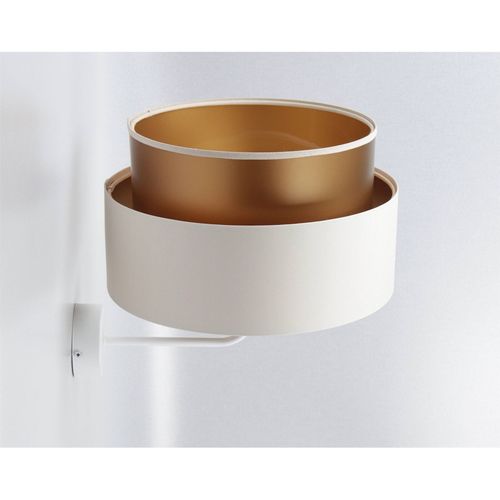 Applique Murale Satinée Effet Cuivre Lumière Élégante