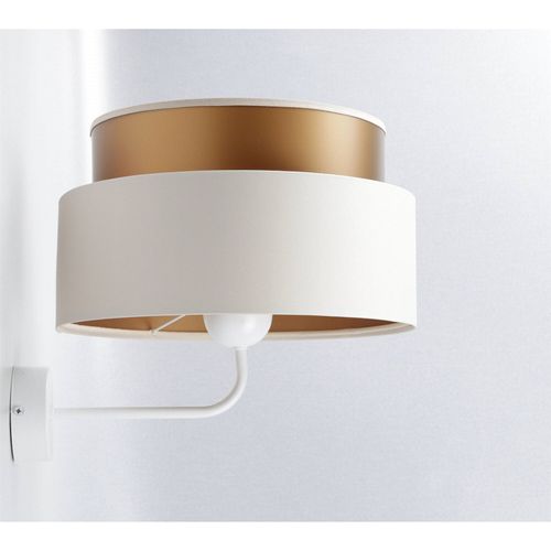 Applique Murale Satinée Effet Cuivre Lumière Élégante