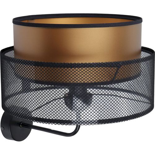 Applique Design Noir Et Cuivre Effet Lumineux Élégant Pour Salon