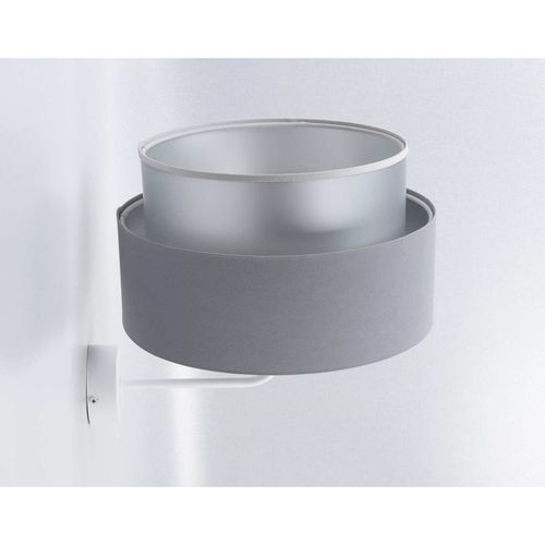 Applique Murale Satinée Grise Effet Lumineux Élégant