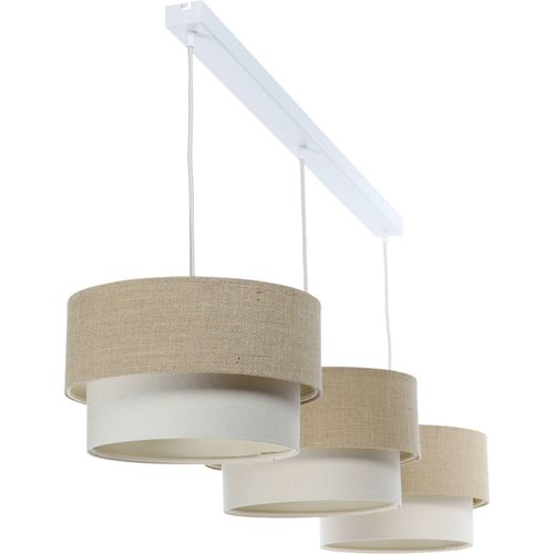 Suspension Boho En Jute Et Lin Lumière Douce Ambiance Naturelle