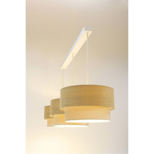 Suspension Boho En Jute Et Lin Lumière Douce Ambiance Naturelle