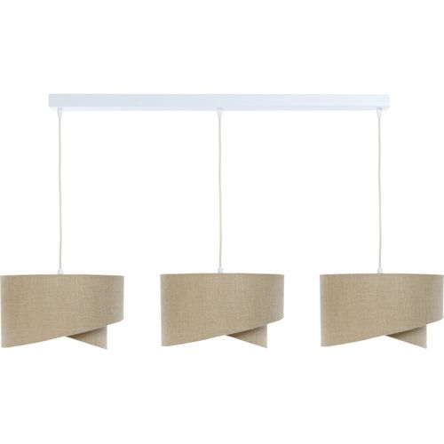 Suspension Boho En Jute Et Lin Style Naturel Réglable