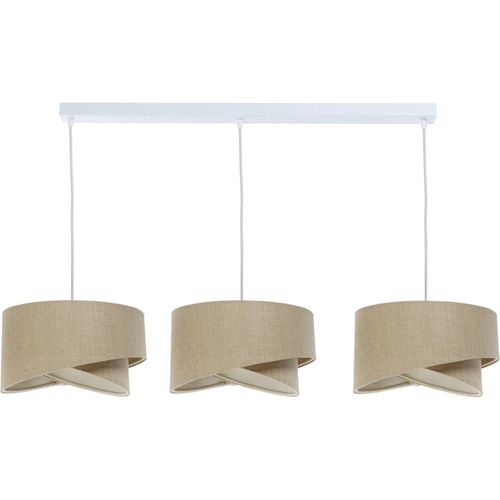 Suspension Boho En Jute Et Lin Style Naturel Réglable